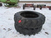 (2) 16.9-38 Co-op 6-ply Tires 1249