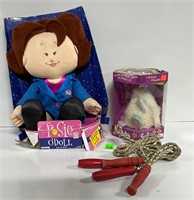 RosieO'Doll,Vtg Skip Rope& Furby Toy