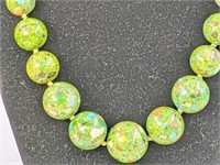 AFRICAN TURQUOISE BEAD NECKLACE