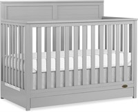 5 in 1 Convertible Crib with Under Drawer