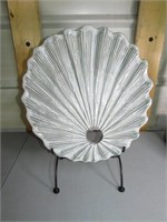 Large Oversized Seashell Home Decor with Stand