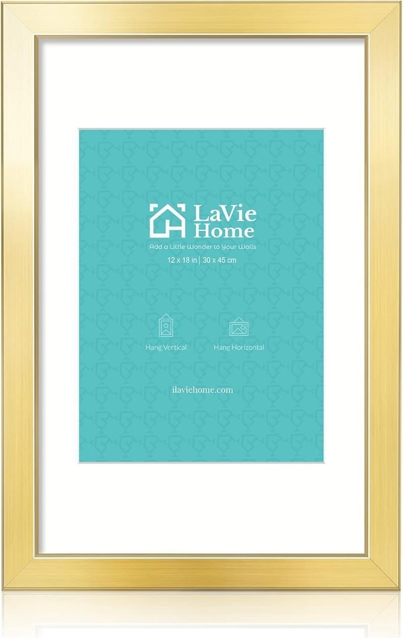 LaVie Home 12x18 Picture Frame Gold