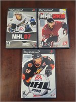 THREE PS2 SPORTS VIDEO GAMES