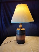 Whisky Barrel Table Lamp