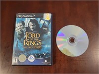 PS2 LORD OF THE RINGS VIDEO GAME