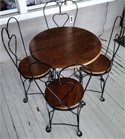 Ice Cream Parlor Table and Chairs