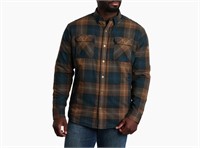 $149.00 Large Kuhl Dillingr Flannel Midnt Gld AZ10