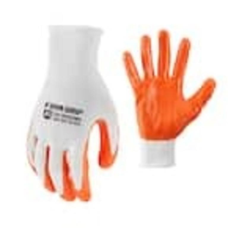Large Nitrile Coated Work Gloves (3 Pack)