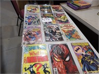 12) assorted vintage comic books