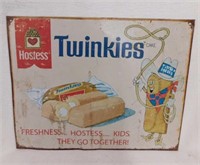 2007 Hostess Twinkies retro metal sign,