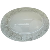 Decorative Ceramic Platter by Over and Back Inc.