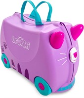 $80  Trunki Ride-On Kids Suitcase: Cassie Cat Lila