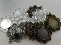 mix color flower pendants