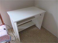 WHITE PAINTED STUDENT DESK 36" WIDE