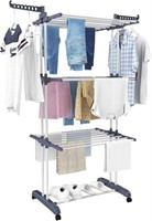 Clothes Drying Rack, 4-Tier Foldable Clothes