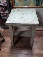 Vtg. Wooden Stool