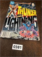 DC comic book Thunder and Lighting as pictured