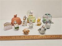 Small Collectibles- Including Snow Globe and
