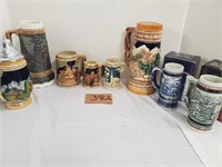 Larger Lot of Steins