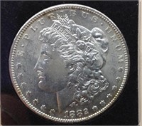 Of) 1882 S better grade Morgan dollar