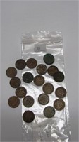 20 Assorted Indian Head Pennies worth $3 each