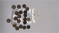 20 Assorted Indian Head Pennies worth $3 each