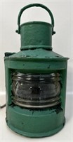 NICE NAUTICAL SHIPS LANTERN - GREEN PAINT