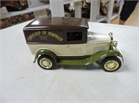 Diecast Township Norwich Panel Truck Bank