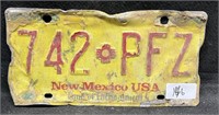 NEW MEXICO LICENSE PLATE