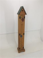 TALL WOOD PAINTED MOCK BIRD HOUSE CABINET
