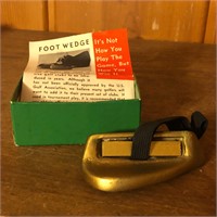 Vintage Golf / Golfing Foot Wedge