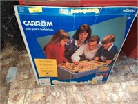 Vintage carrom gameboard