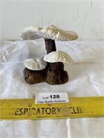 Vintage MCM Driftwood Coral Mushroom Art Piece