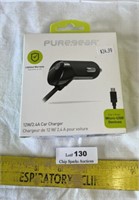 Pure Gear Car Charger Phone USB Charger