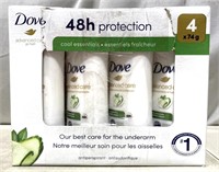 Dove Antiperspirant 4 Pack