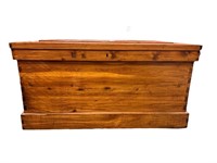 Hand crafted red cedar tack box . Dove tail