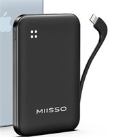 miisso 4500mAh Built in Cable External Battery
