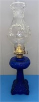 Cobalt Oil Lamp