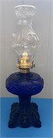 Cobalt Oil Lamp