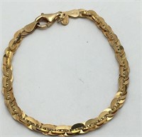 Sterling Silver Gold Tone Bracelet