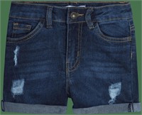 WF6145  Steve Madden Girls' Denim Jean Shorts, 5 P
