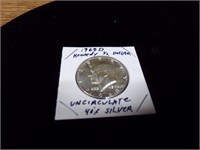 1968 D Kennedy 1/2 dollar 40% silver
