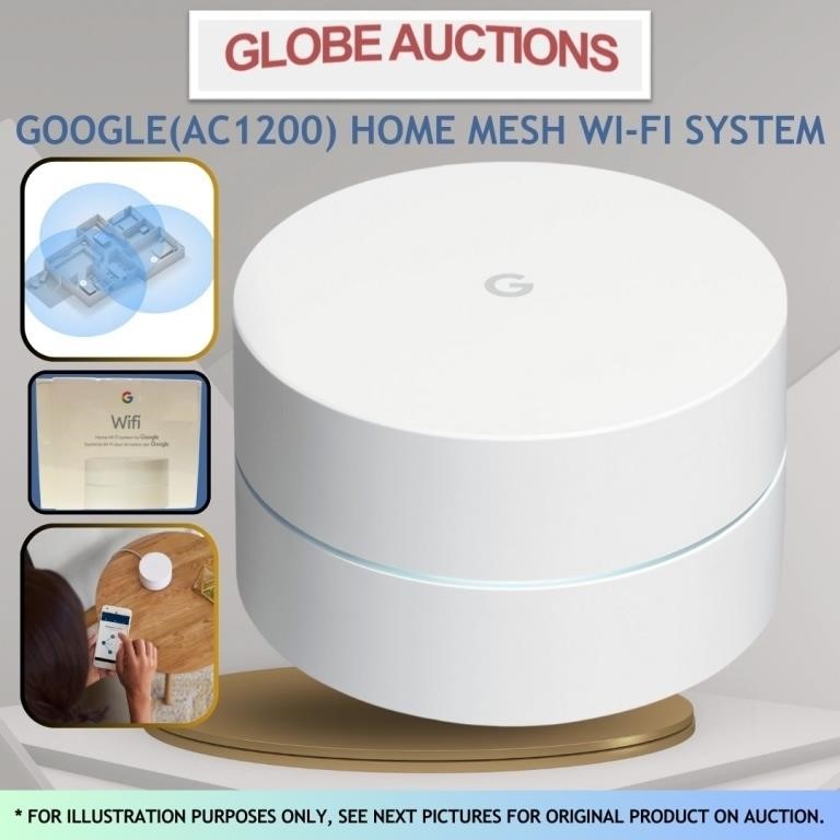 BRAND NEW GOOGLE HOME MESH WI-FI SYSTEM (MSP:$148)