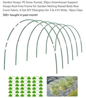 MSRP $30 Greenhouse Garden Hoops