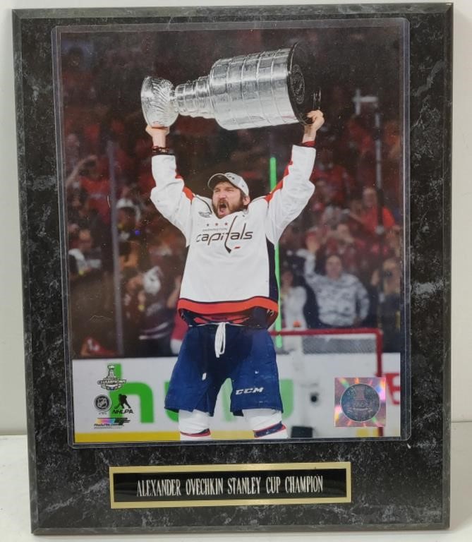 Alexander Ovechkin Stanley Cup Champion Plaque