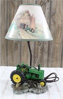 John Deere Tractor Side-Table Lamp