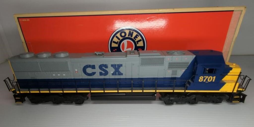 LIONEL CSX SD-60 DIESEL ENGINE #8701 | Live and Online Auctions on ...