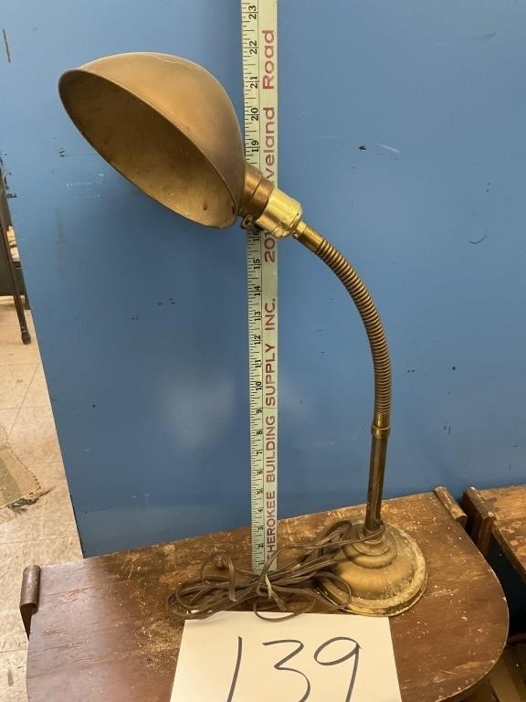 VINTAGE GOOSENECK DESK LAMP