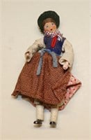 BAPS Germany Felt Doll Peasant Woman