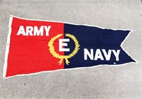 WW2 ARMY/ NAVY  "EXCELLENCE" AWARD FLAG/BANNER!!